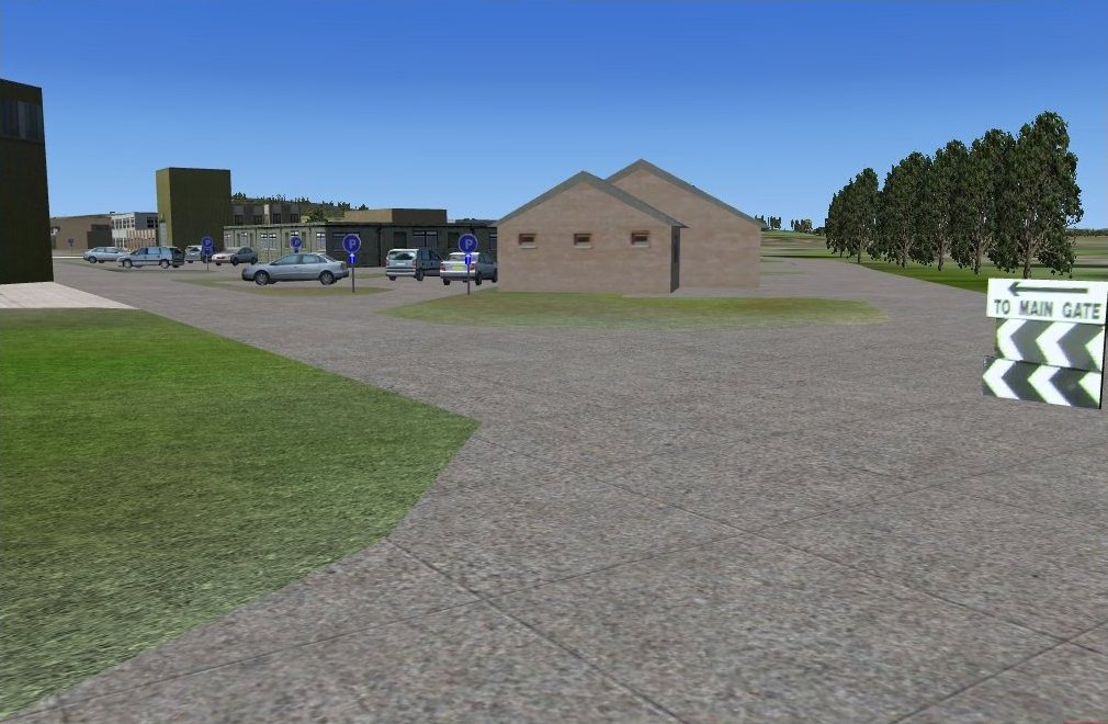 Screenshot - Various buildings at RAF Leuchars
